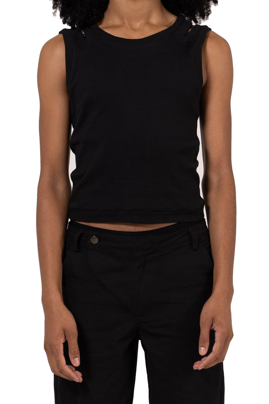 NIGHT ORGANIC COTTON RIBBED TANK